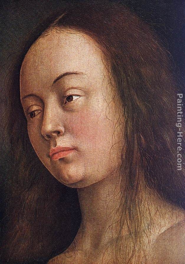 Jan van Eyck The Ghent Altarpiece Eve [detail 1]